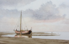 botter_aground_on_wadden_sea