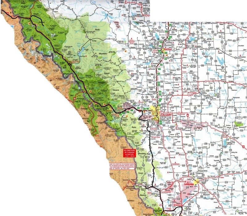 Alberta Map